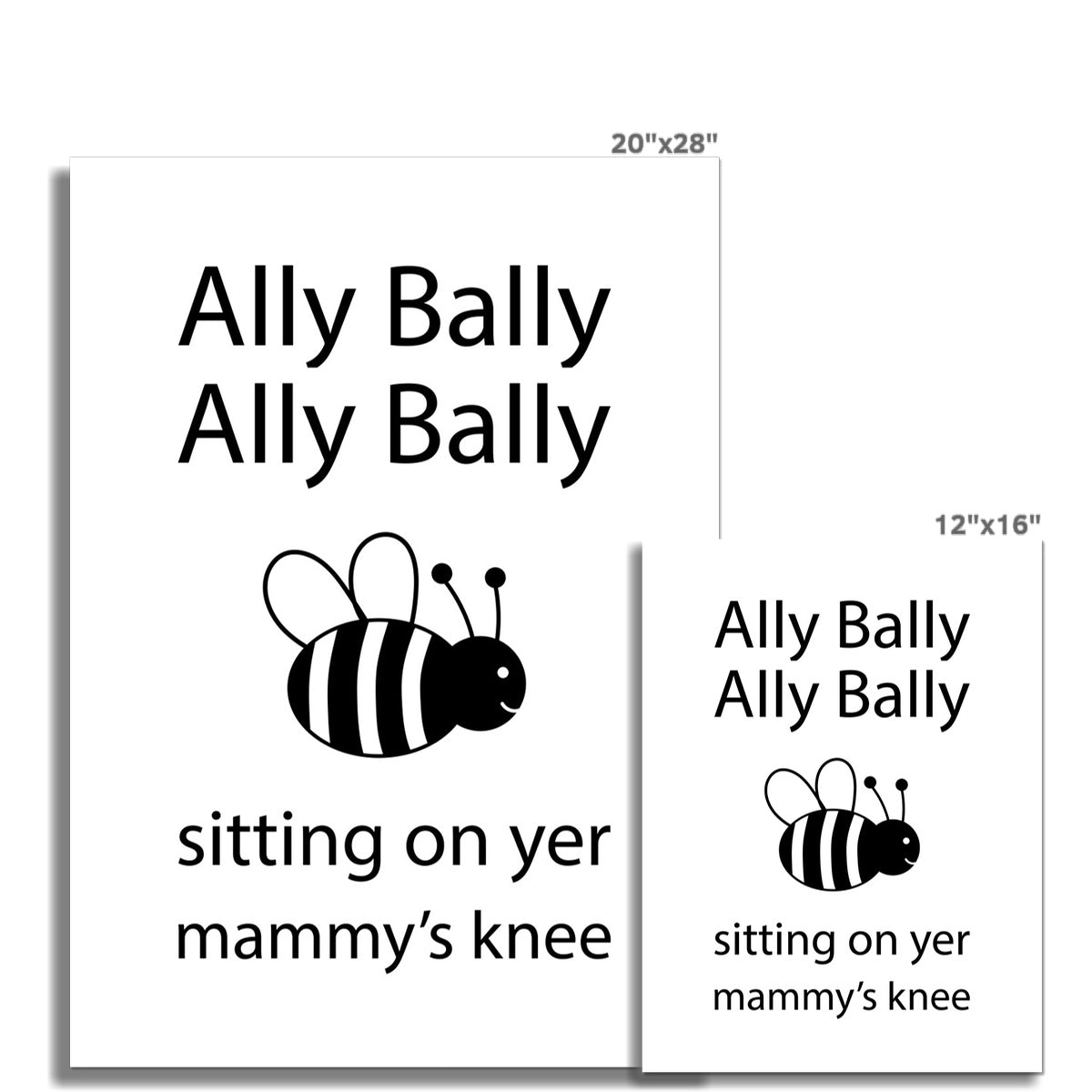 Ally Bally Ally Bally Bee | Giclee Print