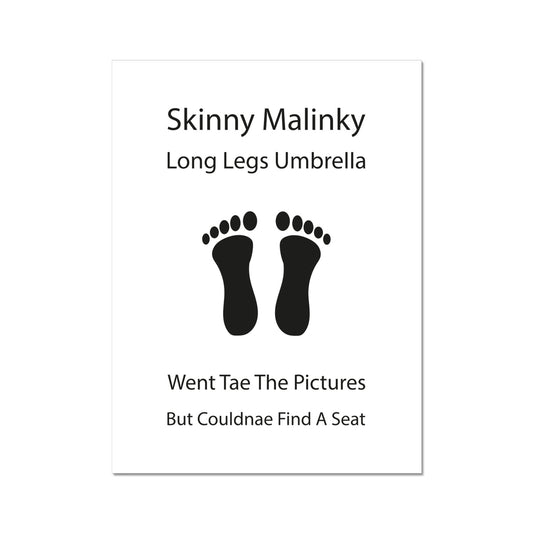 Skinny Malinky Long Legs | Giclee Print