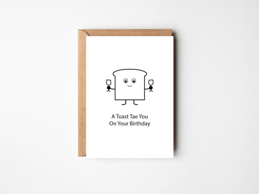 A Toast Tae You On Your Birthday | Greeting Card