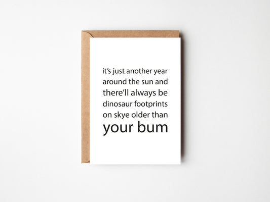 Just Another Year Around The Sun | Greeting Card