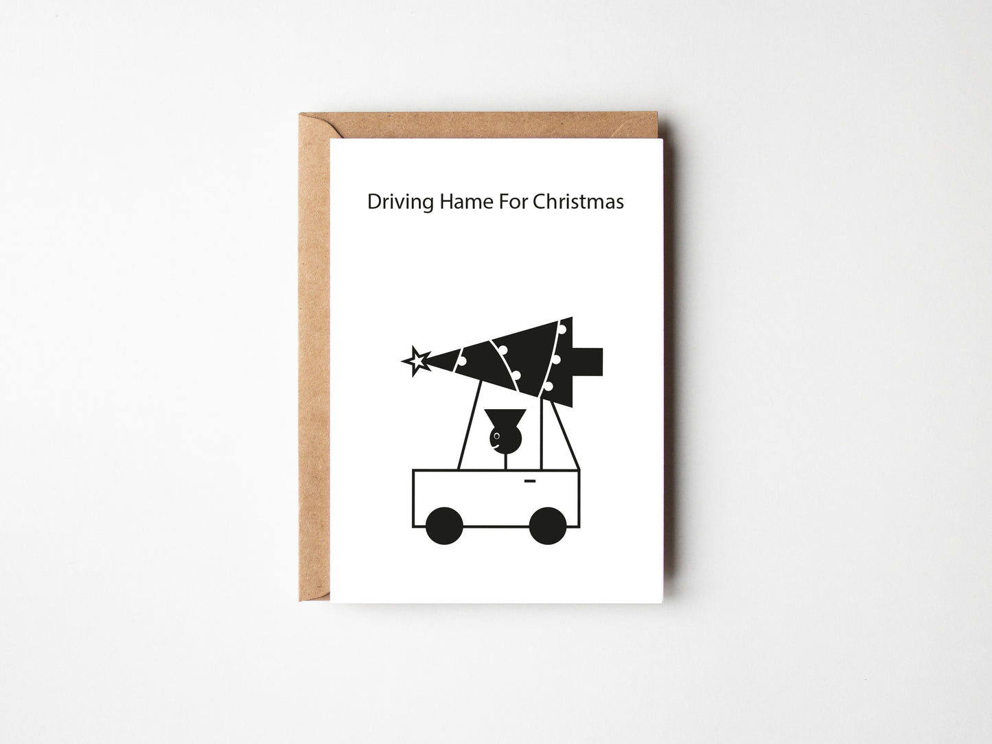 Driving Hame For Christmas | Greeting Card