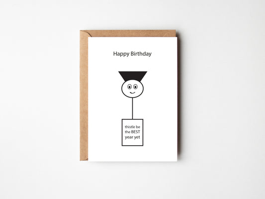 Thistle Be The Best Birthday Yet | Greeting Card