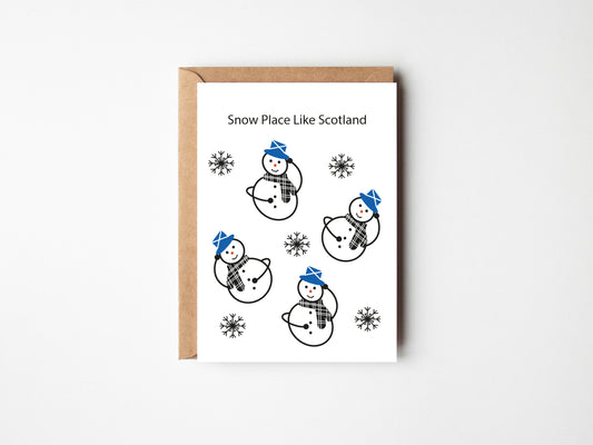 Snow Place Like Scotland | Greeting Card