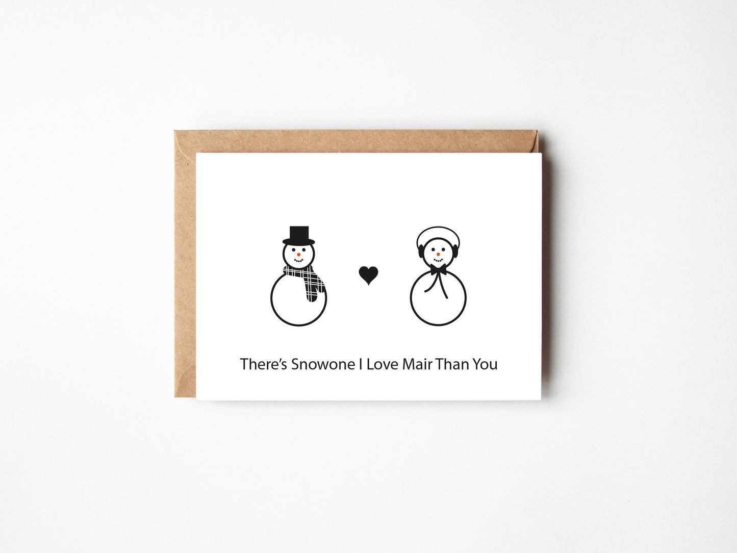 There's Snowone I Love Mair Than You | Greeting Card