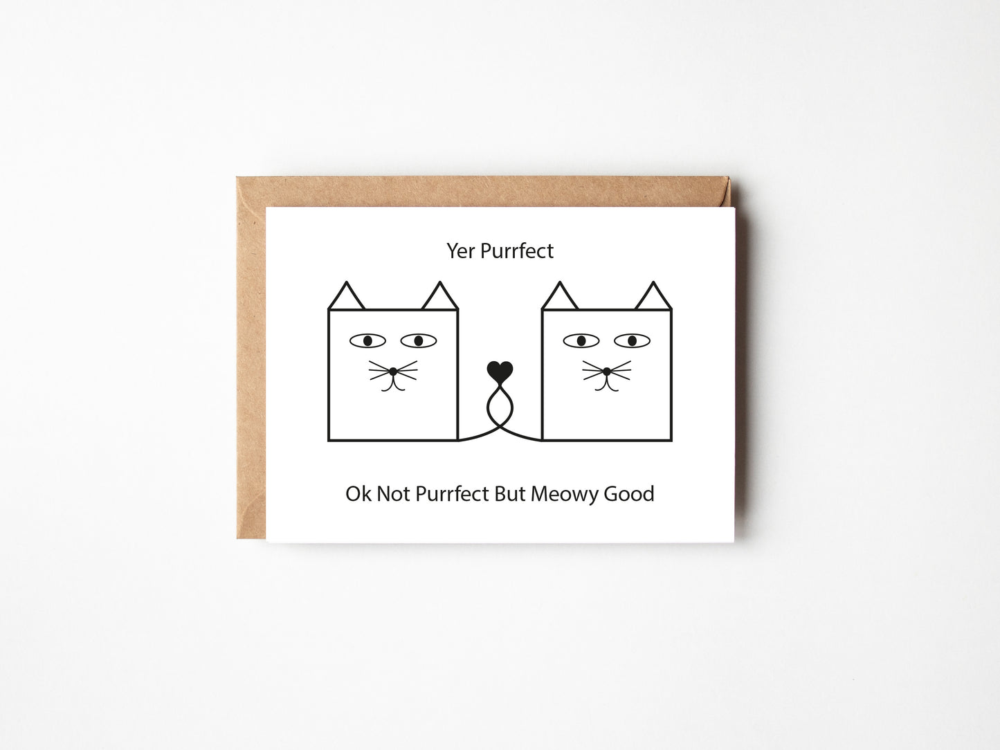 Yer Purrfect | Greeting Card