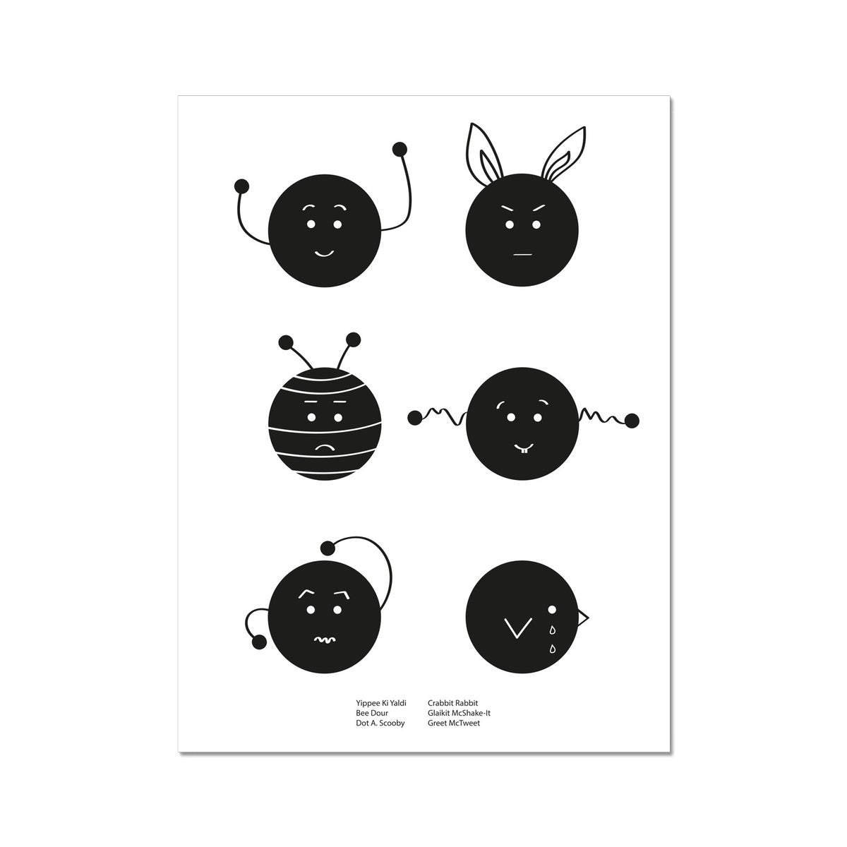 Moody McDots | Giclee Print