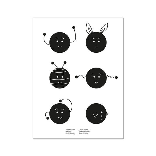 Moody McDots | Giclee Print